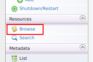 Browse resources