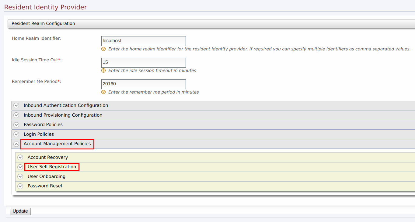 Account Management Policies