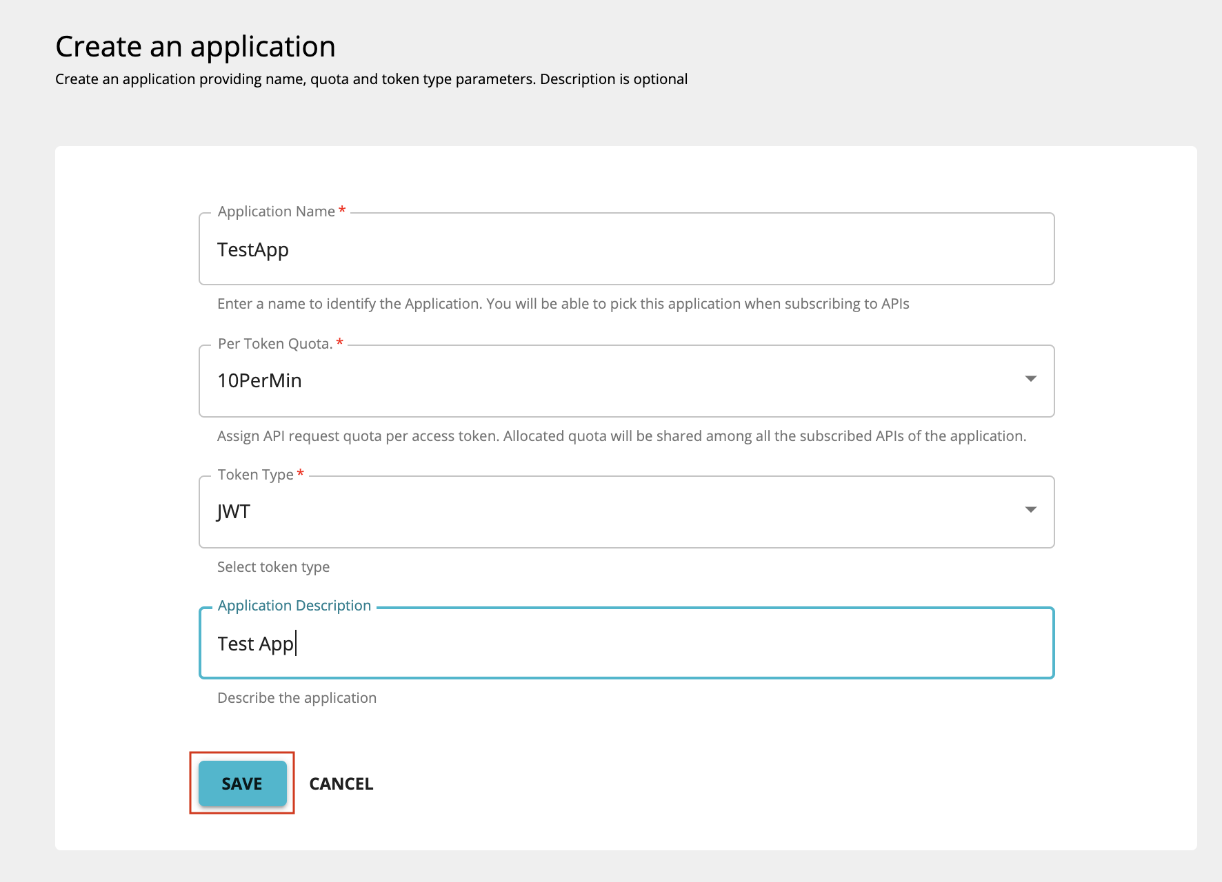 Add new Application
