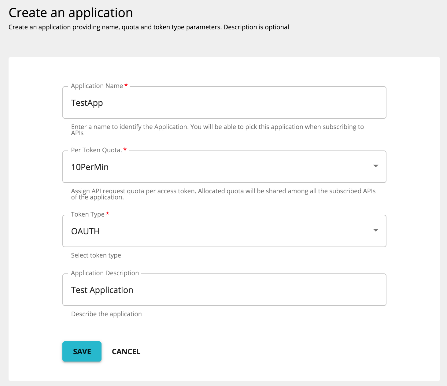 Add oauth application Add oauth application