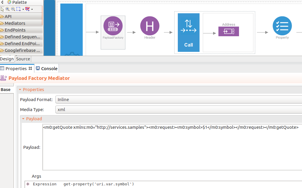 Add payloadfactory to extract WSO2 details