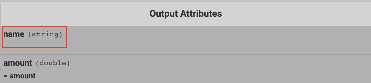 Select Name Attribute