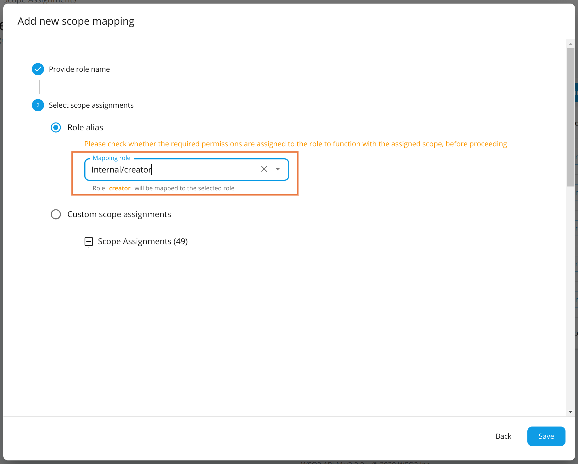 Add Role Alias Mapping