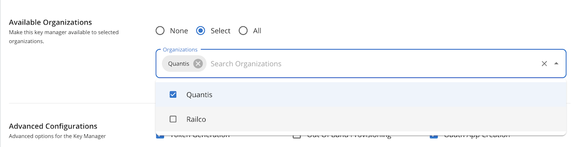 Key Manager visibility