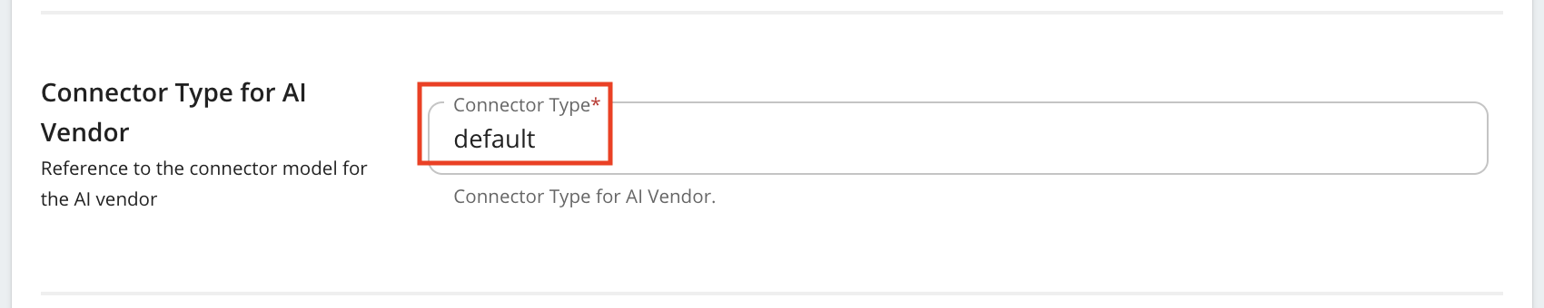 AI Service Provider Connector Type