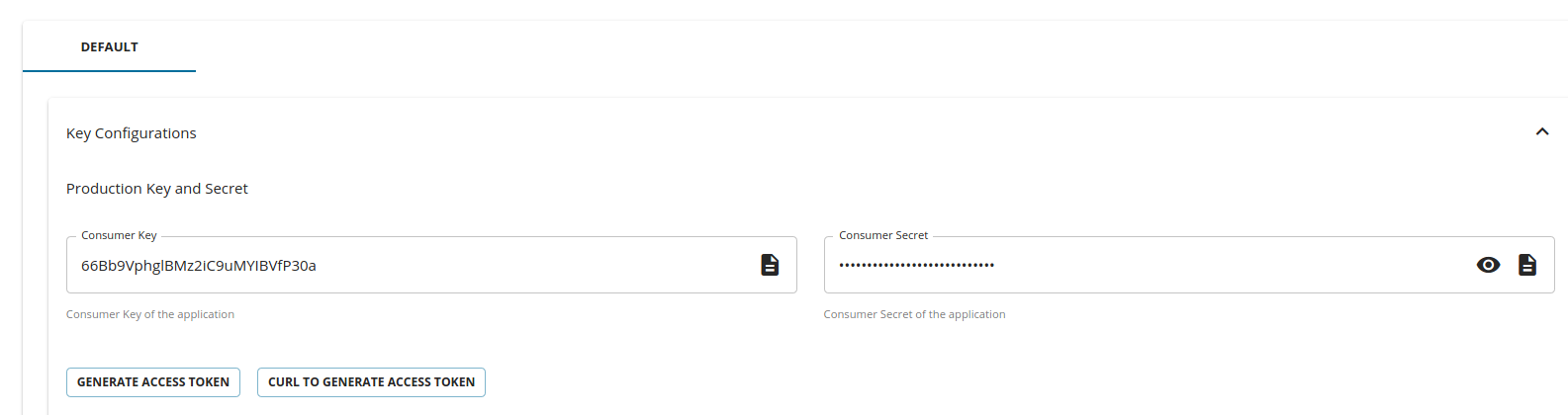 Key generation successful