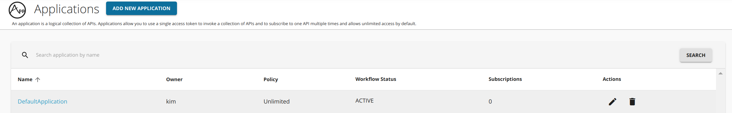 Kim Application List
