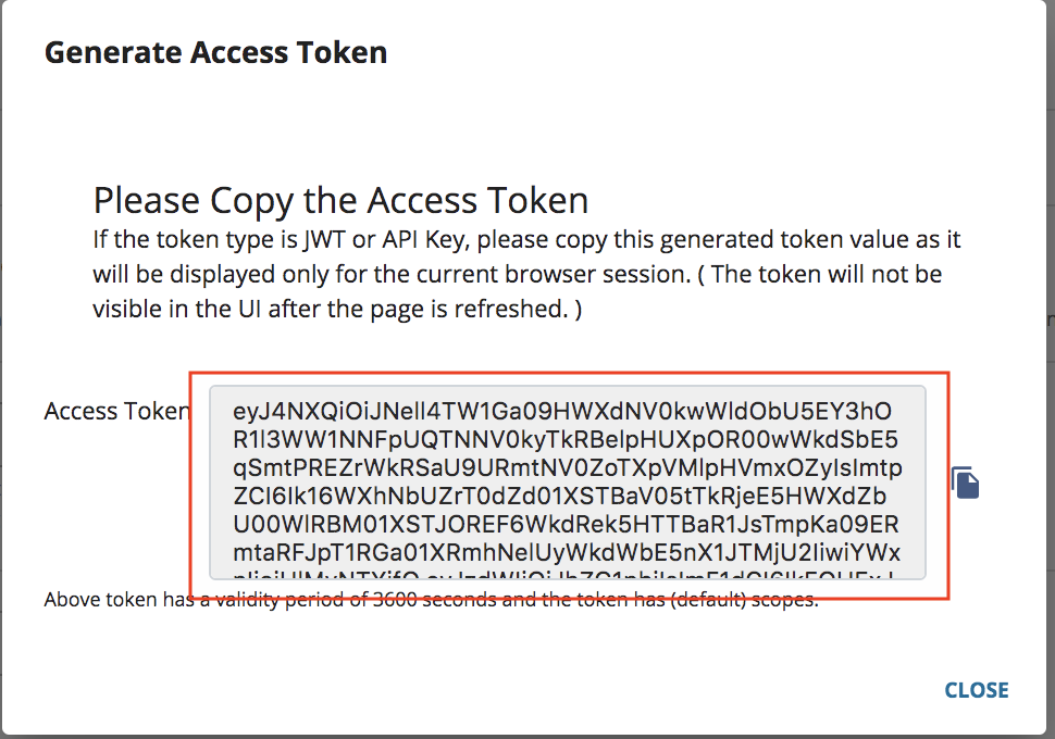JWT access token JWT access token