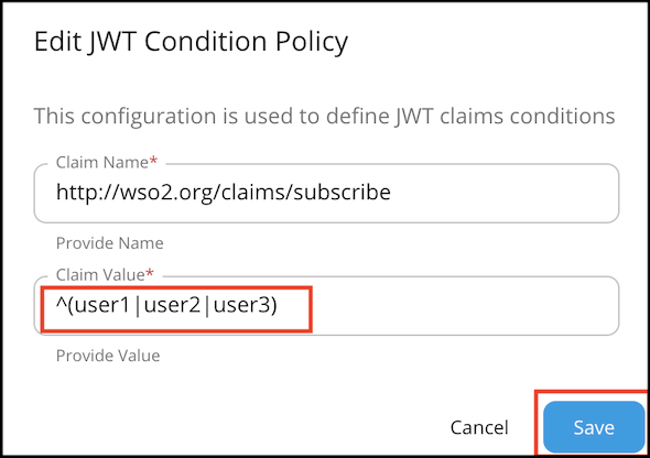Add advanced policy page