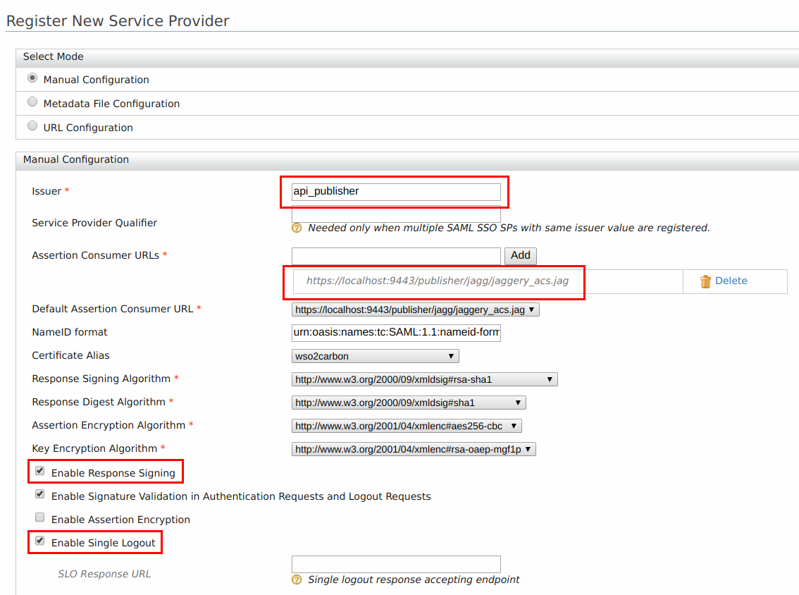 Register new service provider