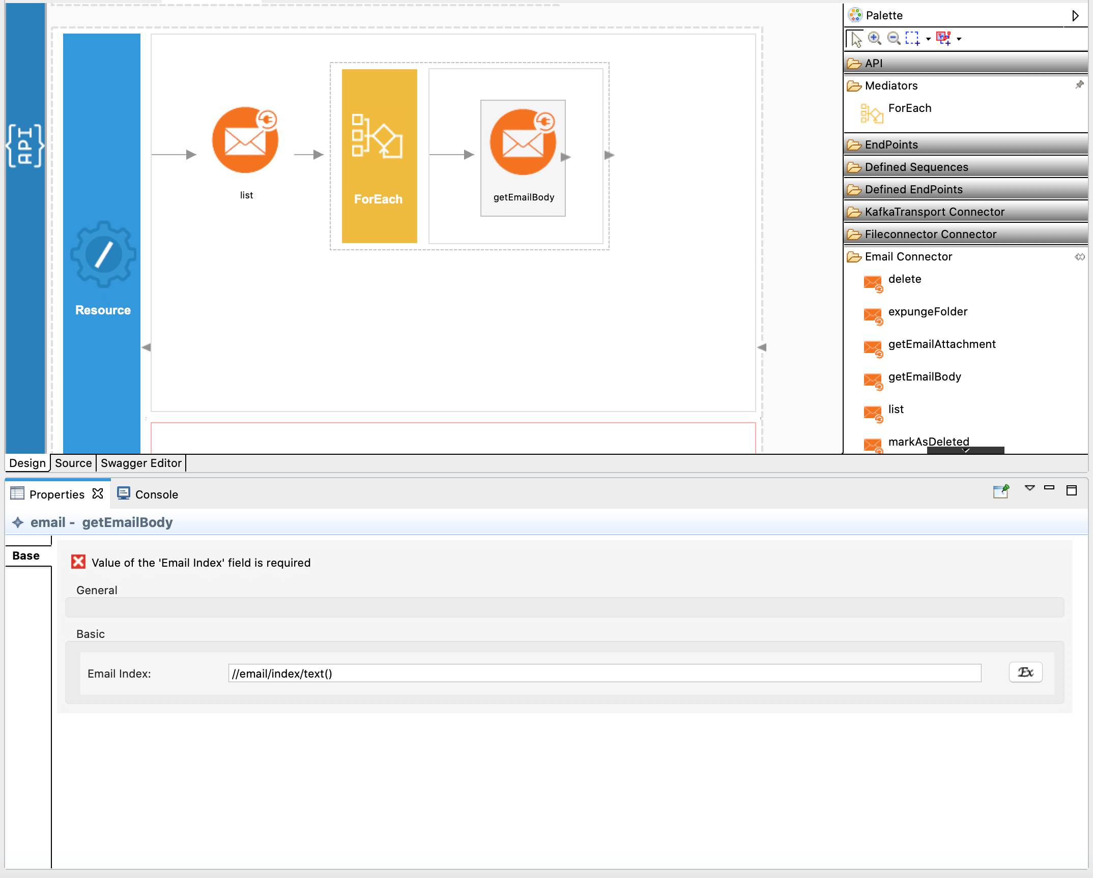 Adding getEmailBody operation.