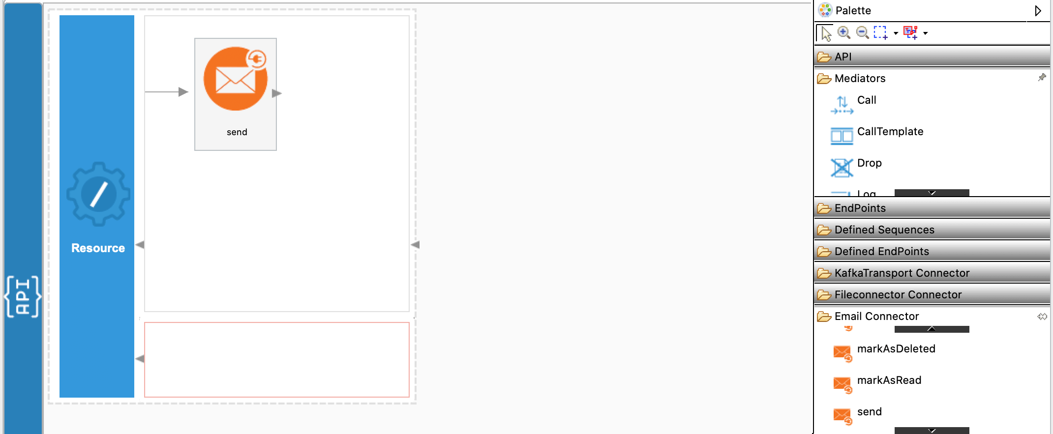 Adding the send operation.