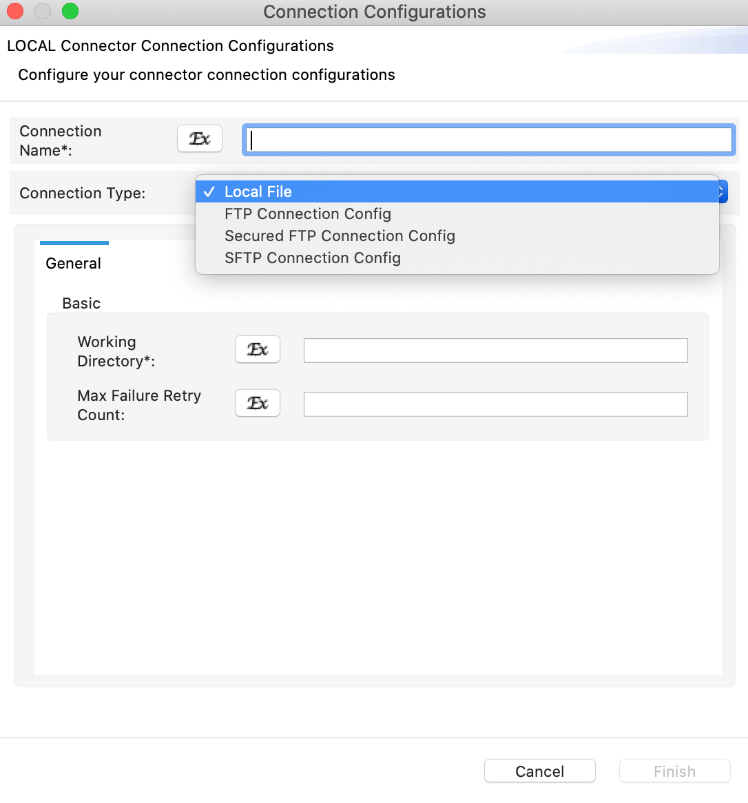 types of file connections