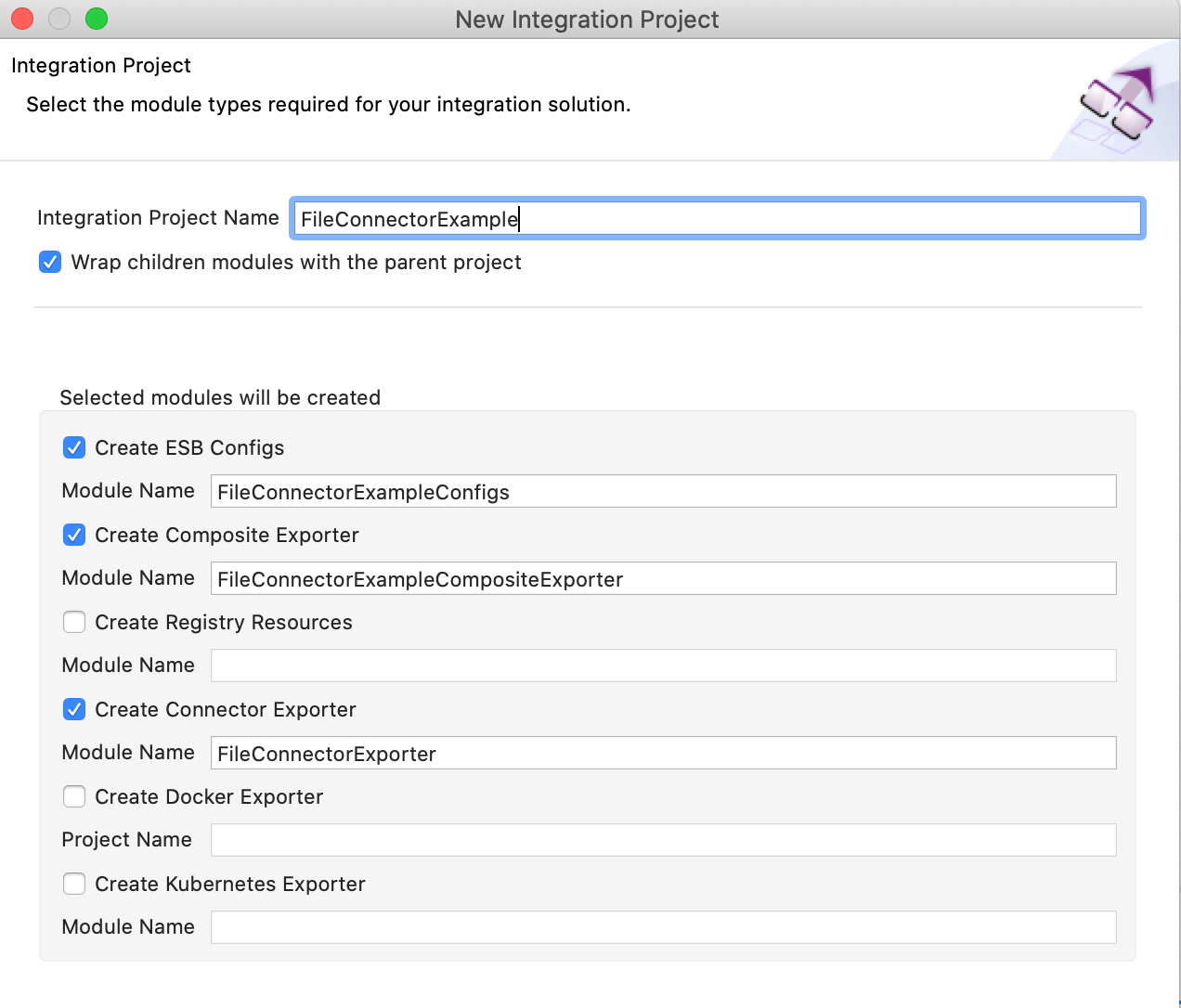 create project