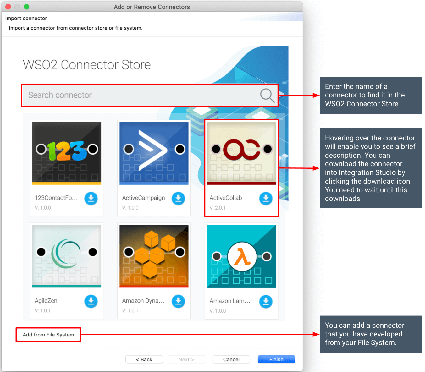 Import a connector